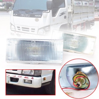 ไฟสปอร์ตไลท์ ไฟตัดหมอก Mitsubishi FUSO ฟูโซ่ FN527 FV87 FM850 ปี 1986 - 1994 สีขาว