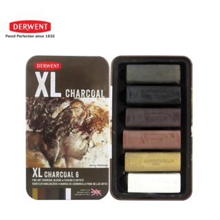 Derwent XL charcoal 6 blocks