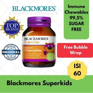 Blackmores Superkids Immune Chewables แบล็คมอร์ วิตามินเด็ก อาหารเสริมเด็ก fishoil ฟิชออย วิตามินซีเด็ก kid vitamin