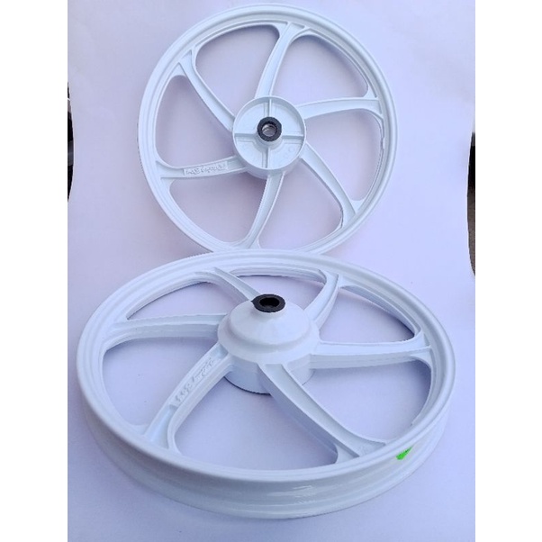 ล้อแมกหน้า-หลังรุ่นSuzuki-Rc100/Rc110สีขาว*16041