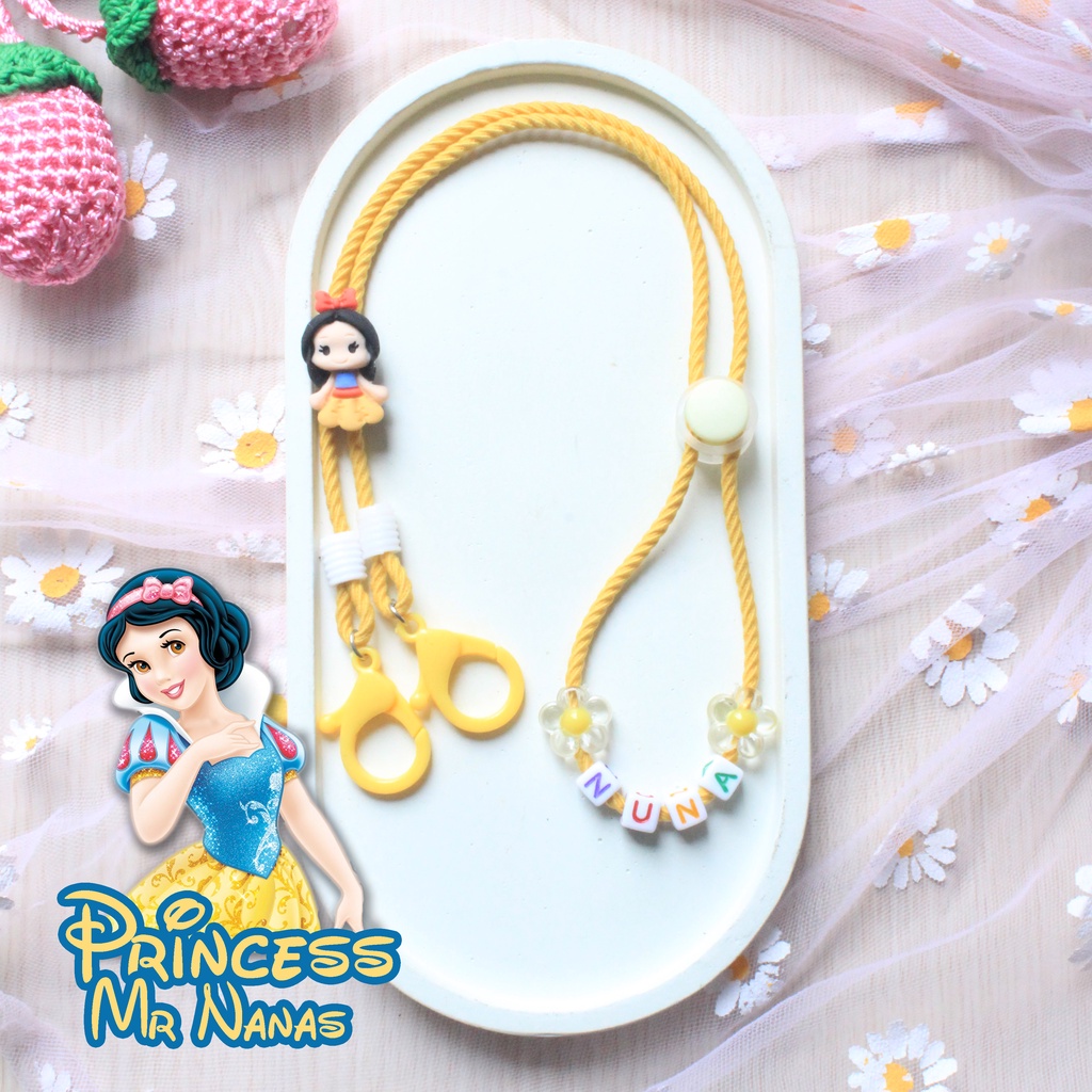 สายคล้องแมส 2 ใน 1 ฟรีชื่อ และตุ๊กตาเจ้าหญิงสําหรับเด็กผู้หญิง - รูปที่ 5