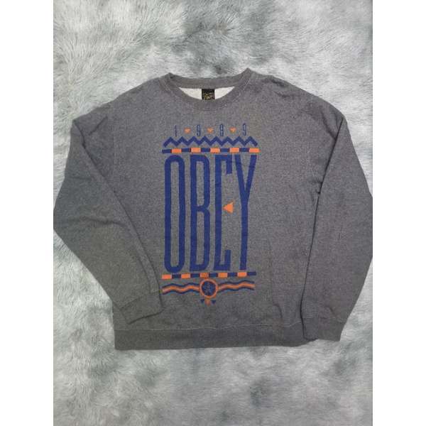 เสื้อมือ2 ของแท้ OBEY​ Sweater​