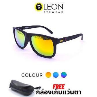 Leon Eyewear แว่นกันแดด เลนส์โพลาไรซ์ เลนส์สีดำ SPE+23