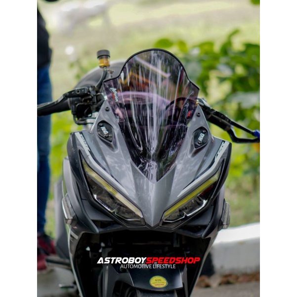กระบังหน้าสูงสําหรับ CBR 150R facelift 2019-2020 (K45N) FREE RUBBER LIST