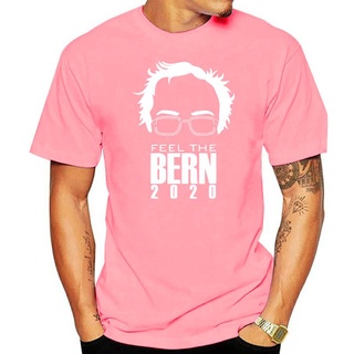 เสื้อผ้าผชเสื้อยืด ลาย Feel The Bern 2022 Bernie Sanders สีดํา ไซซ์ S-5XL(1)S-5XL