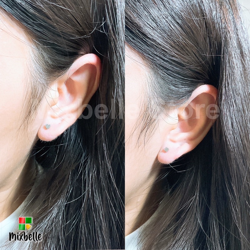 จิวหูแป้นแบน ต่างหูสแตนเลส 316L ไม่ลอก ไม่ดำ สำหรับผิวแพ้ง่าย [รหัส DC]