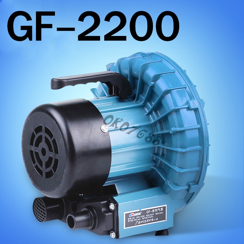 ปั๊มลม รุ่น RESUN GF-2200 blower 380V large displacement vortex jet air pump fish pond aeration pump