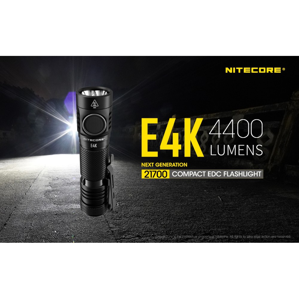 ไฟฉาย Nitecore  E4K  4400 Lumens