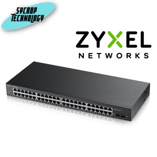 Zyxel GS1900-48 L2 Smart Managed Switch 48 Port Gigabit 2 SFP Port Rack-mount ประกันศูนย์