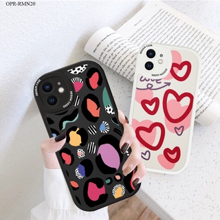 Realme Narzo 20 30A 50A 50 GT Neo 2 3T X XT X2 Prime 5G เคสวีโว่ สำหรับ Case Leather Cartoon Flowers Love Heart เคส เคสโทรศัพท์ เคสมือถือ Case Back Cover Shockproof Casing