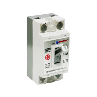 Breaker SAFETY BREAKER HACO SB-N16L 16A 2P Circuit breaker Electrical work เบรกเกอร์ เบรกเกอร์ลอย HACO SB-N16L 16A 2P เบ