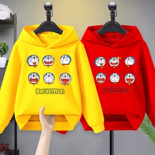 E07เสื้อเด็กแขนยาวมีฮู้ด สำหรับเด็กชายและเด็กหญิง.ลายแฟชั่นนานาชาติใส่ได้ทั้งเทียวออกกำลังกายได้