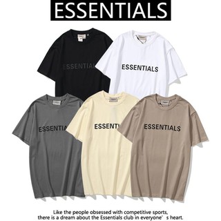 essentials Fashion printed cotton unisex T-shirt short sleeves