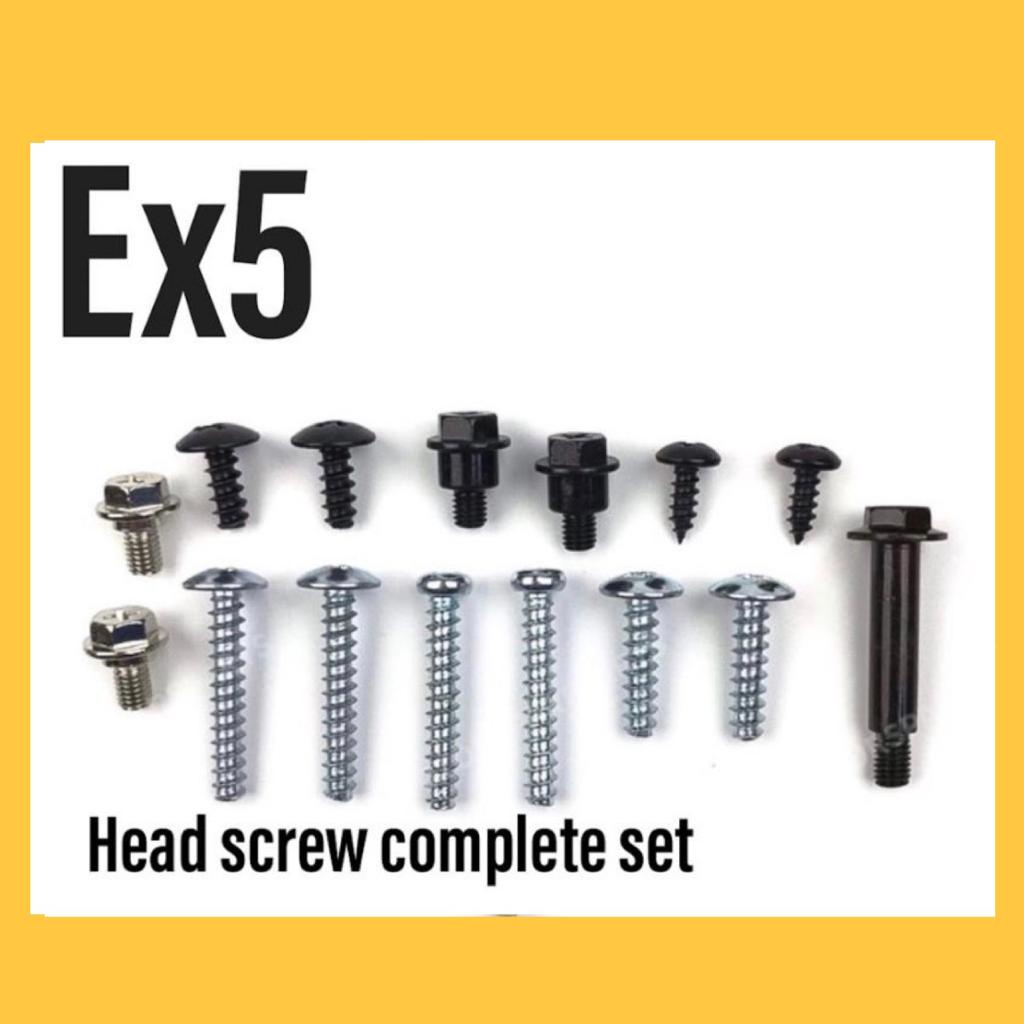HANDLE SCREW SET EX5 SCREW HANDLE COVER (1 ชุด)