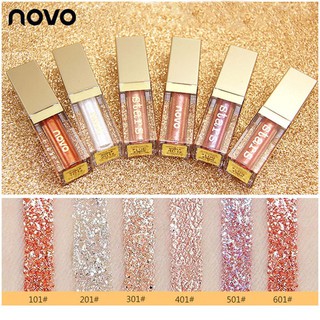 (พร้อมส่ง/ของแท้)NOVO โนโว novo stars Liquid Eye Shadow อายแชโดว์เนื้อลิควิคเจล