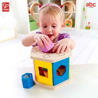 Hape ของเล่นไม้ บล็อคหยอดทรงเรขาคณิต Shake and Match Shape Sorter ของเล่นเสริมพัฒนาการ 1 ขวบ ขึ้นไป รูปที่ 3