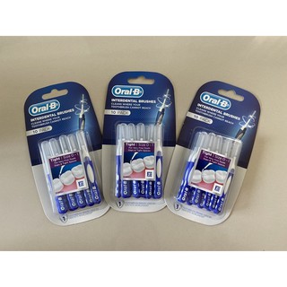 Oral B แปรงซอกฟัน 10 ชิ้น/แพ็ค (ด้ามตรงขนทรงกรวย) Oral-B interdental brush 10 pcs/pack