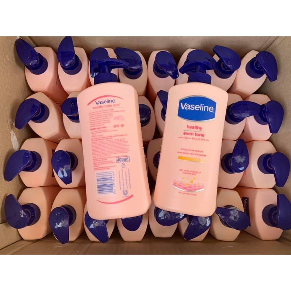 ❣️พร้อมส่ง❣️วาสลีนโลชั่นบำรุงผิว vaseline Healthy Even Tone With Vitamin B3 And SPF 10