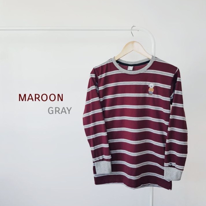 เสื้อลายทางแขนยาว ░ Striped collection . Long sleeve t-shirt ราคา ถูกที่สุด ดีลบีเคเค แกลเลอรีภาพที่ 5