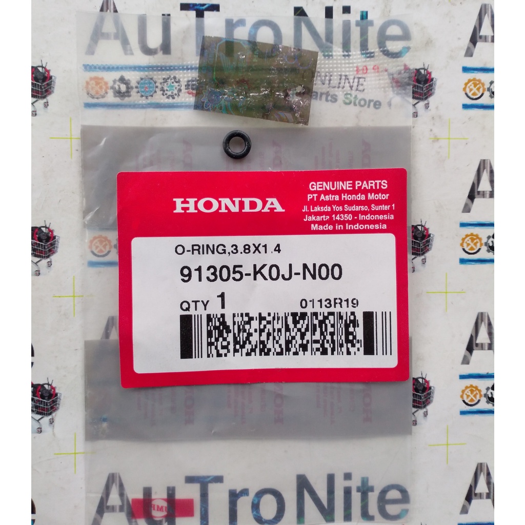 O-Ring 3.8x1.4 Jet ลูกสูบ 91305-K0J-N00 Original Honda Genio Scoopy Beat Vario PCX 160 LED ESP