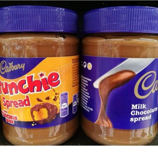 แคดเบอร์รี Cadbury Brand (Milk Chocolate Spread) (Crunchie Spread with Crunchie Bits)400G