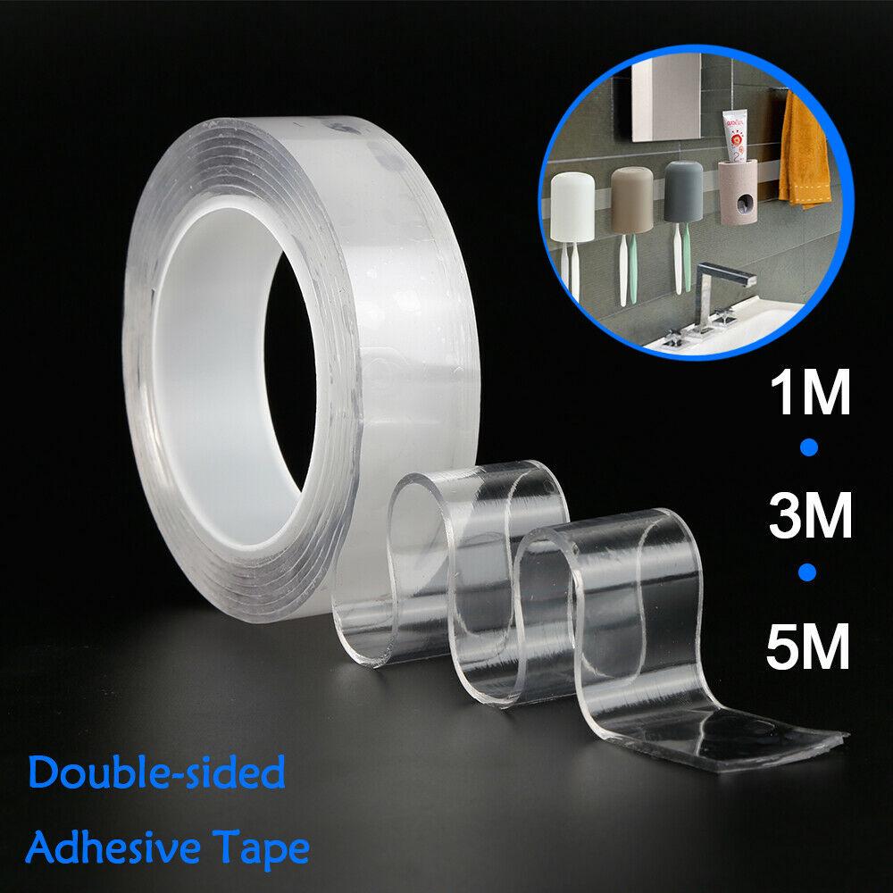 Reusable Double-Sided Adhesive Nano Traceless Tape Removable Washable Sticker