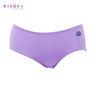 WIENNA กางเกงชั้นใน Half กลิ่นบลูเบอรี่ Fruity Collection กางเกงใน กลิ่นผลไม้ DU83400 NU BR สีเนื้อ สีนู้ด สีม่วง