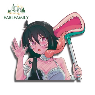 Earlfamily สติกเกอร์ติดรถยนต์ ลายการ์ตูนอนิเมะ Shizuku Murasaki Shizuku Murasaki ขนาด 13 ซม. x 12.2 ซม.