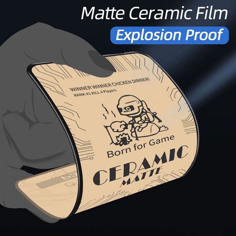 ฟิล์มเซรามิกใส แบบนิ่ม กันรอยหน้าจอ สำหรับ Xiaomi Mi Poco F7 Ultra F6 F5 M7 M6 Plus M5 M5s M4 M3 F4 