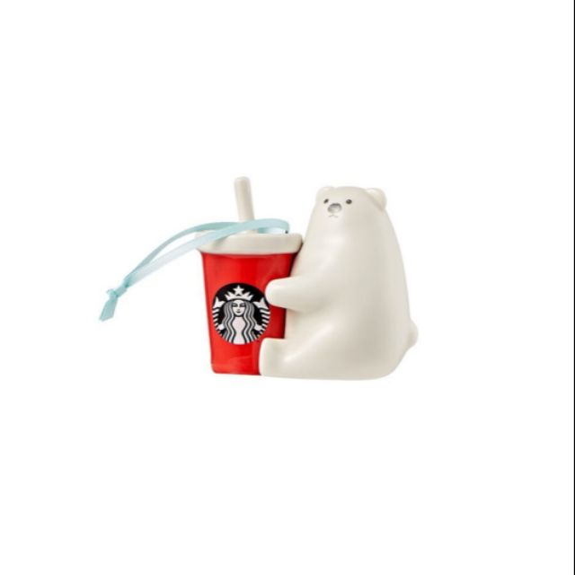 ที่ห้อย Starbucks MI-ORNAMENT POLAR BEAR RED CUP Christmas 2019