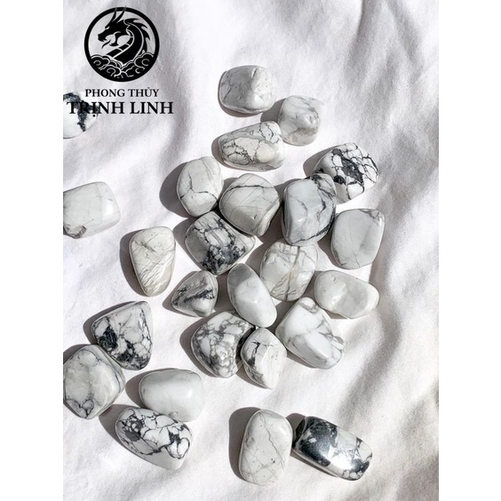 HOWLITE STONE PILS USED IN PURIFYING, MEDITATION, YOGA, FENG SHUI