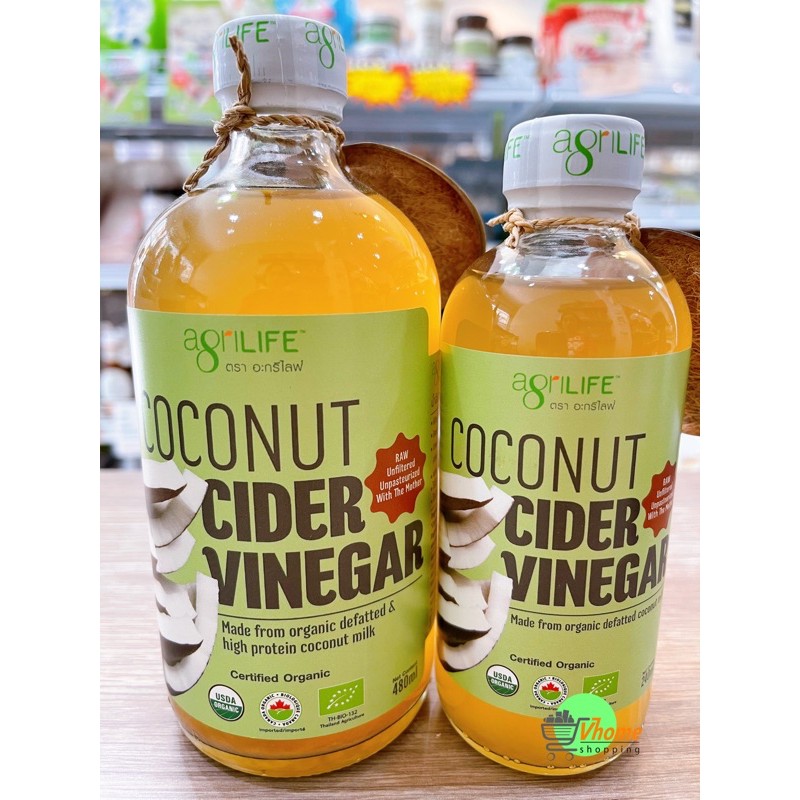 #Keto น้ำส้มสายชูหมักมะพร้าว ออร์แกนิค (Organic Coconut Cider Vinegar)