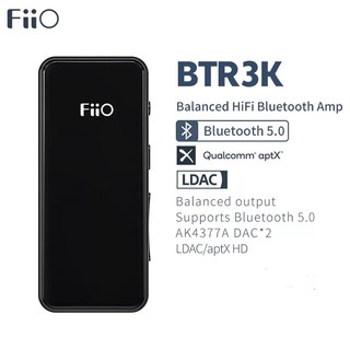 Fiio BTR3K AK4377A *2 Balanced Portable High-Fidelity Bluetooth 5.0 Amp USB DAC,support LDAC/aptX HD lossless HiFi Codecs,Hands-free Calling,2.5/3.5mm