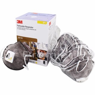 3M 9913V หน้ากากป้องกันฝุ่นละออง แก๊ซ และไอระเหย (10 ชิ้น)