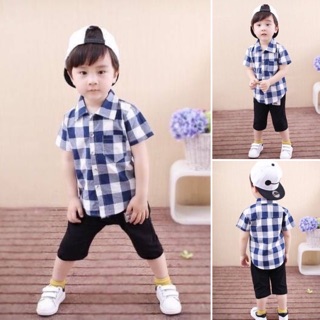 เซตเสื้อเชิ้ต กางเกง ใส่สบาย