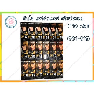 ดิพโซ่ ครีมย้อมผม 110 กรัม S01-S18 (Dipso Hair Color 110g. S01-S18)