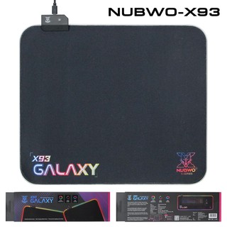 NUBWO X93 GALAXY แผ่นรองเม้าส์ Mouse Pad Gaming ไฟ RGB XL