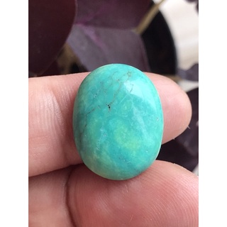 12.95ct Turquoise เทอร์คอยส์ ดิบ สีเขียวน้ำทะเล