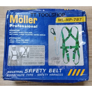 เข็มขัดนิรภัย Moller ML-NP-787 เข็มขัด ปีนเสาไฟฟ้า เต็มตัว สินค้าพร้อมส่ง