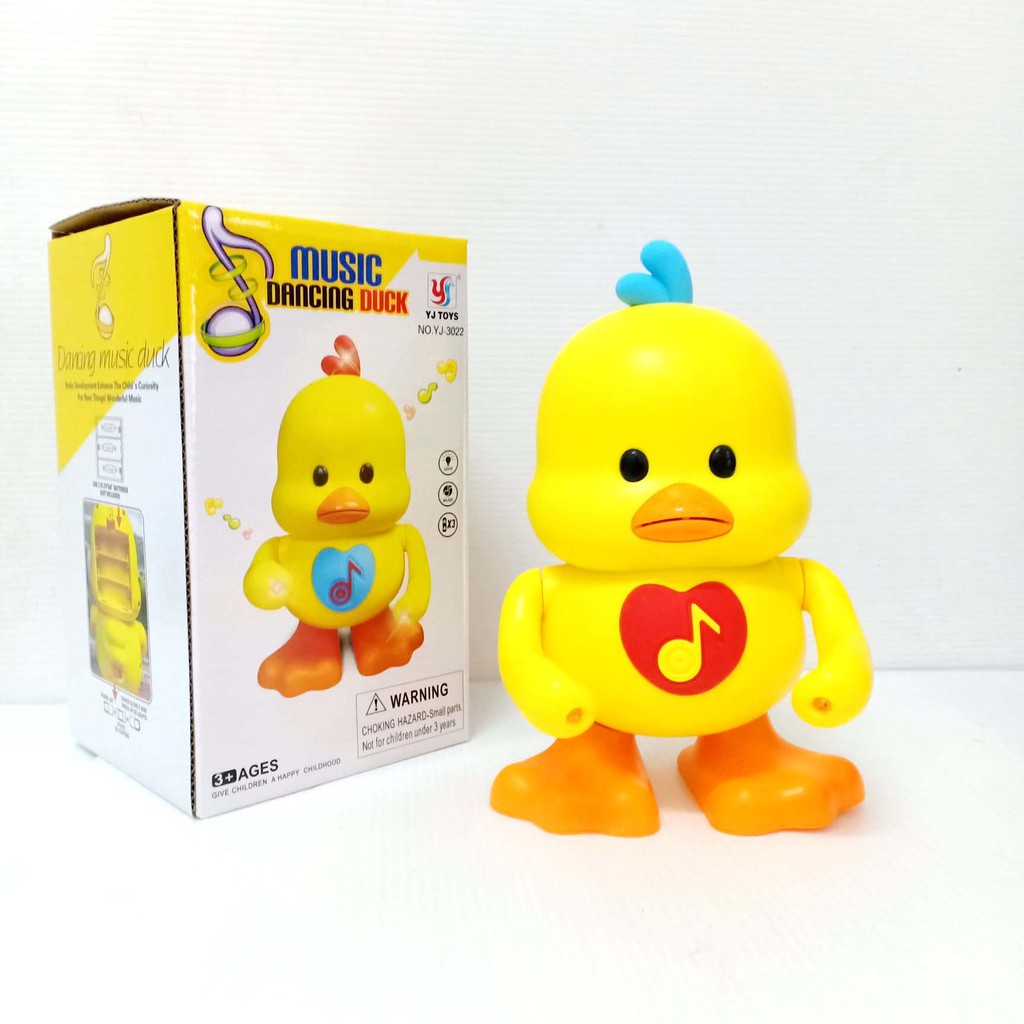 เป็ดเต้น DUCK DANCE ใส่ถาน มีเสียง มีไฟ ถ่าน ขนาด 2A 3 ก้อน น่ารักดี เด็ก ๆ ชอบ แน่นอน เทสสินค้า .