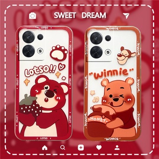 【Ready Stock】เคสโทรศัพท์ Casing OPPO Reno8 Z 8Pro Reno 8 8Z 7 7Z 7Pro 6Z 6 Z Pro 5G 4G 2022 New Cute Cartoon Winnie The Pooh Couples Phone Casing Silicagel Soft Case Lens Shockproof Back Cover เคส