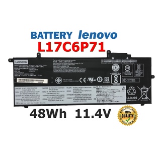 LENOVO แบตเตอรี่ L17C6P71 (สำหรับ ThinkPad X280 20KE Series 01AV470 01AV471 L17M6P71 L17L6P71) Lenovo Battery เลอโนโว