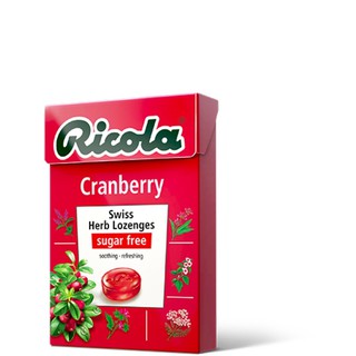 Ricola Cranberry Swiss Herb Lozenges (sugar Free) 40 gms.