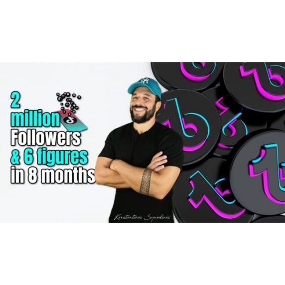 (หลักสูตรภาษาอังกฤษ) Konstantinos Synodinos – 0 To 1.5 Million Followers In 8 Months On Tiktok
