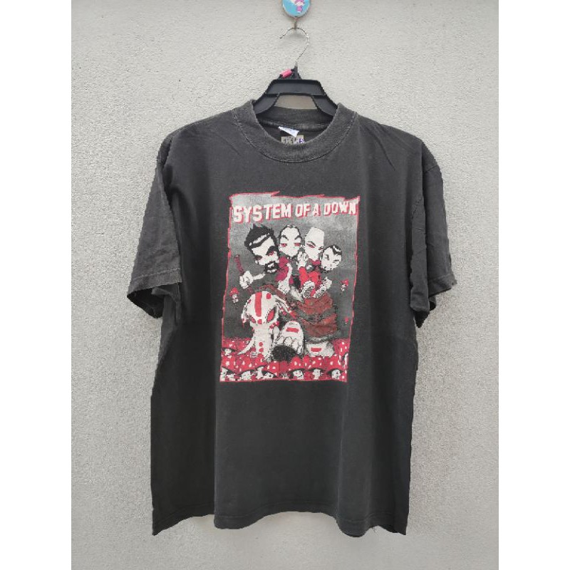 เสื้อวง SYSTEM OF A DOWN 90'-00' ยุโรป มือสองของแท้