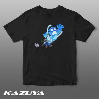 แขนสั้นcrew neck DV-0078 Luigi Mansion เสื้อยืด 3 โปสเตอร์ - วิดีโอเกมS-XXXXL