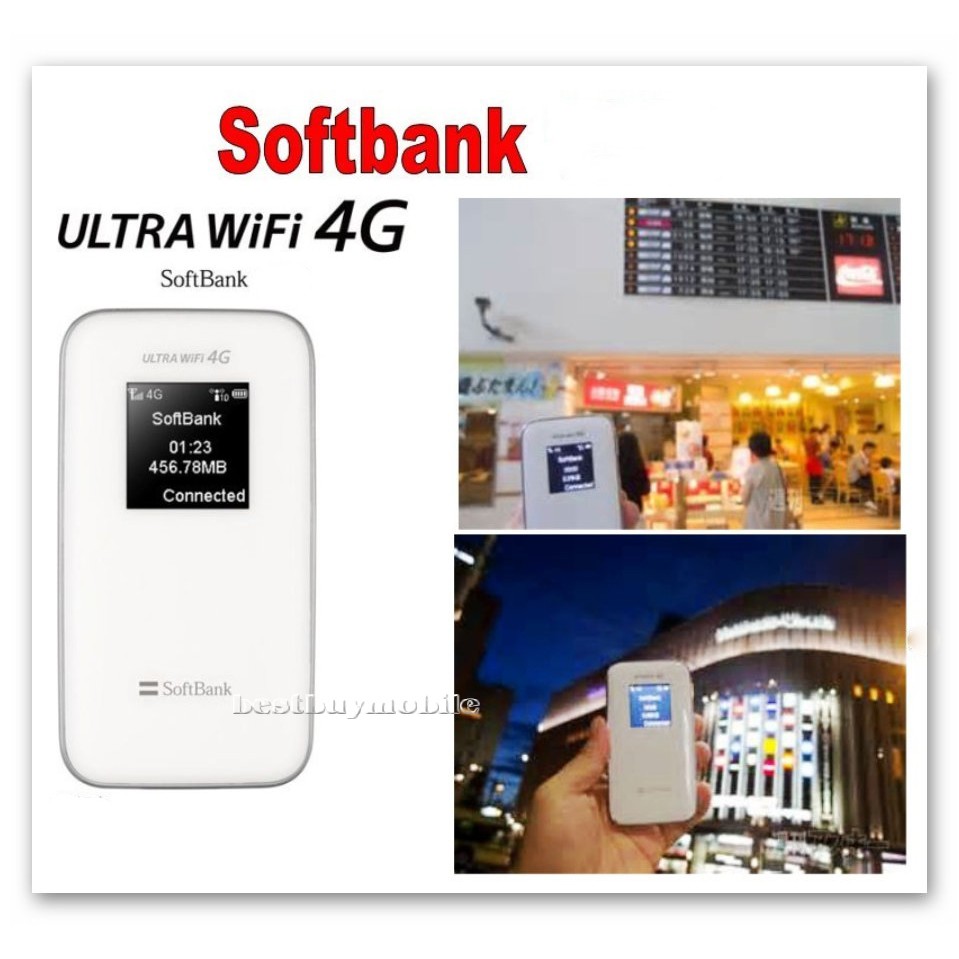 Pocket WiFi Router unlocked WiFi SoftBank 102Z Hotspot 4G LTE ** 4G ...