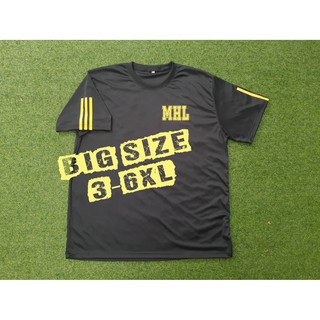 เสื้อกีฬา ไซส์ใหญ่  Big Size 3XL-7XL ใหญ่สุด 70 นิ้ว ผ้าดี ระบายอากาศ