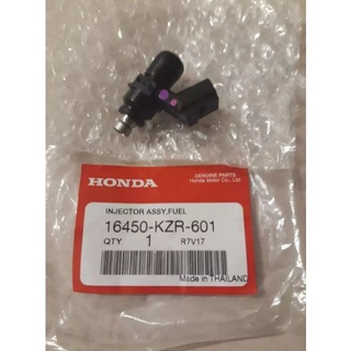 HONDAหัวฉีดแท้รุ่นCLICK125iปี2012(6j)ปลั๊กเล็ก