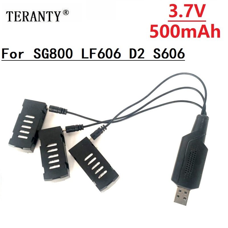 For LF606 SG800 D2 JD16 S606 M9 M11 Drone Components Accessories Rc drone Spare Parts 500mah 3.7v Dr
